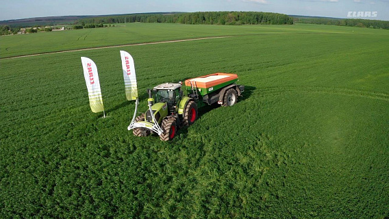 CLAAS CROP SENSOR: СОЧЕТАНИЕ ВЫСОКИХ ТЕХНОЛОГИЙ И НАУЧНЫХ ЗНАНИЙ ДАЮТ ОДНОВРЕМЕННУЮ ЭКОНОМИЮ УДОБРЕНИЙ И РОСТ УРОЖАЙНОСТИ